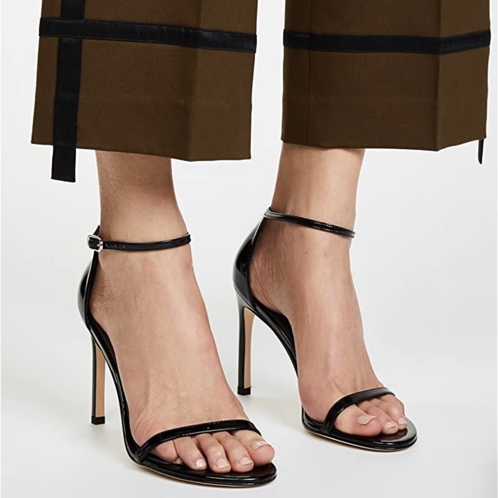 Stuart Weitzman Black Patent Heels - Worn Once!